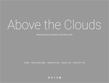 Tablet Screenshot of aboveclouds.com